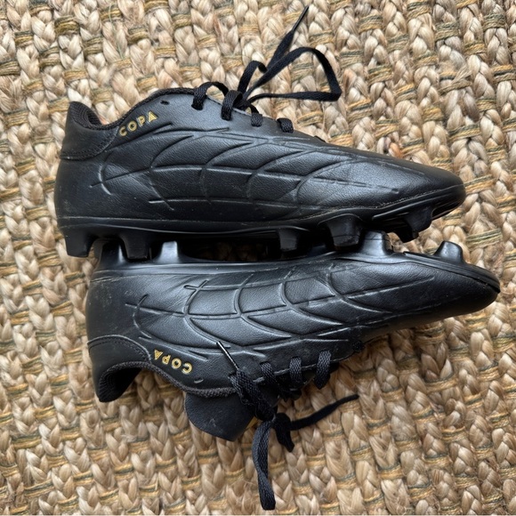 Adidas Black Cora Pure Men’s Soccer Cleats Size 7 – Firm Ground Football Shoes - Picture 9 of 9